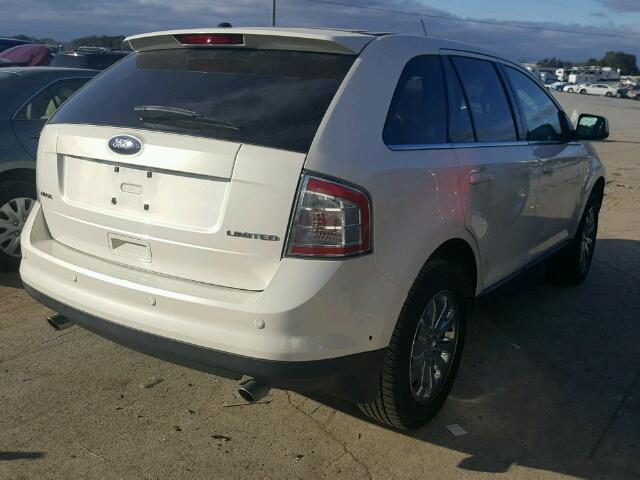 2FMDK39C78BA75200 - 2008 FORD EDGE WHITE photo 4