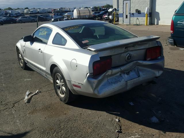 1ZVHT80N295115006 - 2009 FORD MUSTANG SILVER photo 3