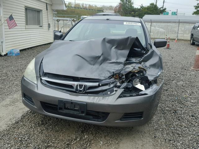 1HGCM56786A044271 - 2006 HONDA ACCORD EX GRAY photo 9