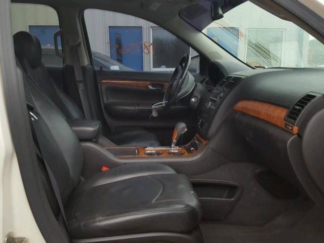 5GZEV337X8J147710 - 2008 SATURN OUTLOOK WHITE photo 5