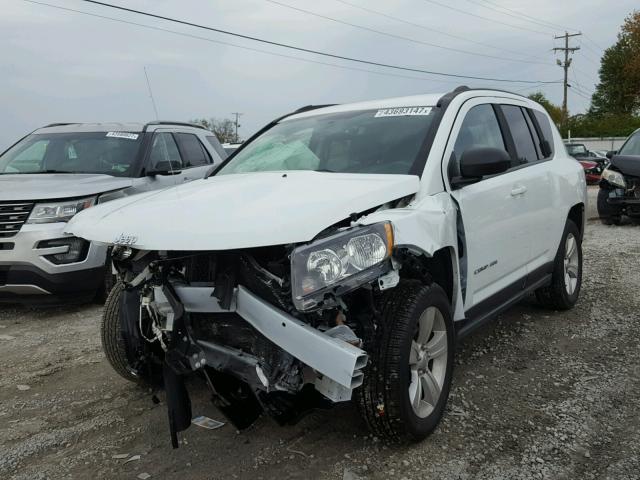 1C4NJDBB7GD789498 - 2016 JEEP COMPASS SP WHITE photo 2