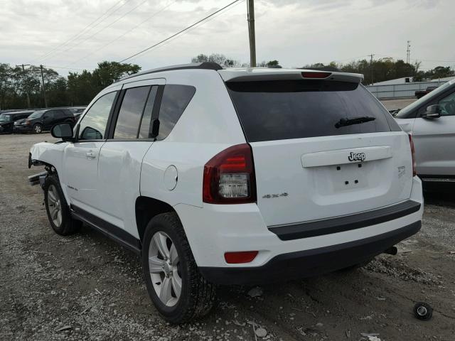 1C4NJDBB7GD789498 - 2016 JEEP COMPASS SP WHITE photo 3