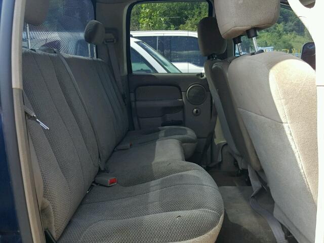 3D7KU28604G151266 - 2004 DODGE RAM 2500 S ლურჯი ფოტო 6