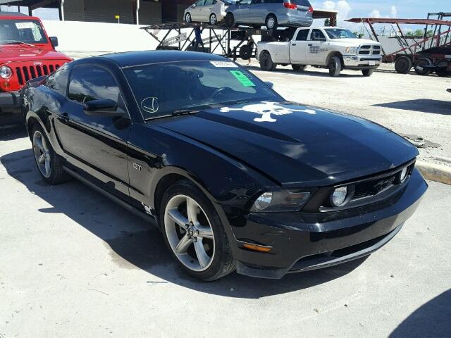 1ZVBP8CH4A5144544 - 2010 FORD MUSTANG BLACK photo 1