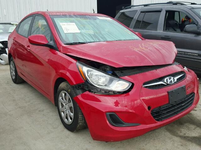 KMHCT4AE3DU410291 - 2013 HYUNDAI ACCENT GLS RED photo 1