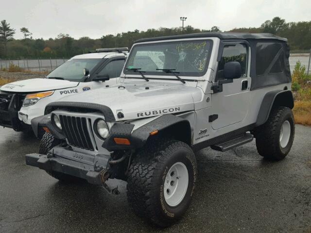 1J4FA64S76P747806 - 2006 JEEP WRANGLER / SILVER photo 2