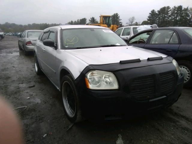 2D4FV47T06H128698 - 2006 DODGE MAGNUM SE SILVER photo 1