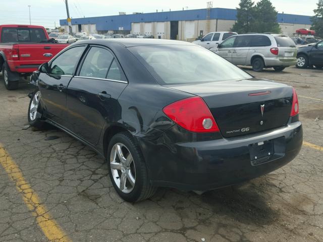 1G2ZG57B194182244 - 2009 PONTIAC G6 BLACK photo 3