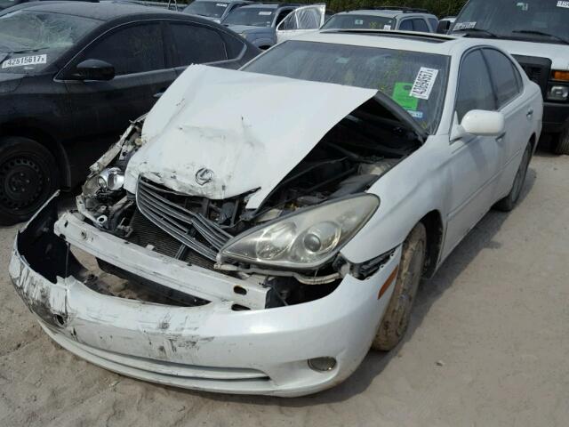 JTHBA30G755134727 - 2005 LEXUS ES 330 WHITE photo 2