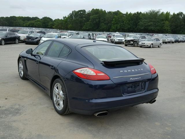 WP0AA2A73CL013059 - 2012 PORSCHE PANAMERA 2 BLUE photo 3