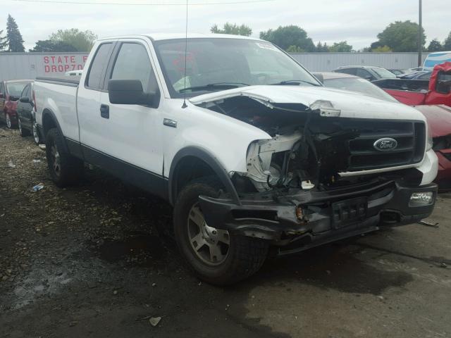 1FTPX14545NA53882 - 2005 FORD F150 WHITE photo 1