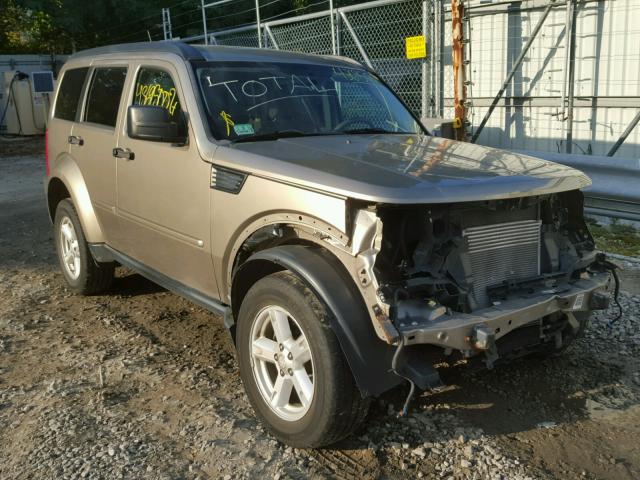 1D8GU28KX7W664450 - 2007 DODGE NITRO SXT TAN photo 1