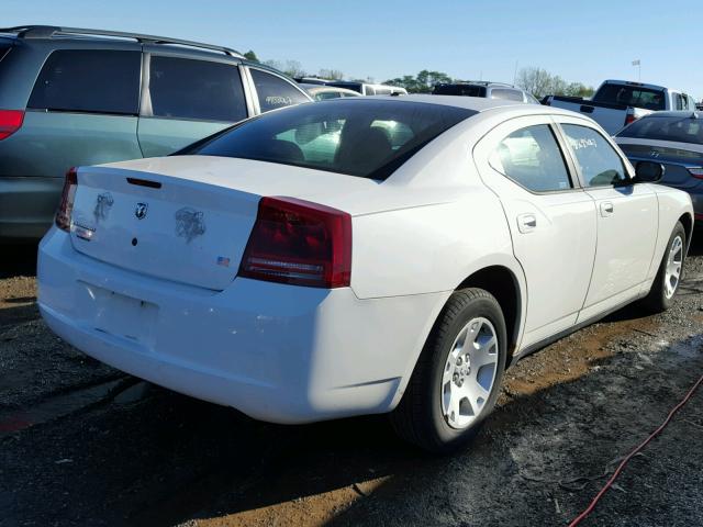 2B3KA43R57H865223 - 2007 DODGE CHARGER SE WHITE photo 4