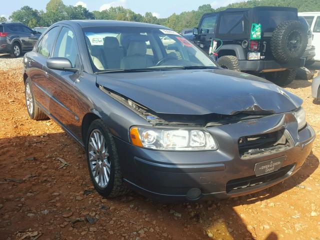 YV1RS547662542085 - 2006 VOLVO S60 T5 GRAY photo 1