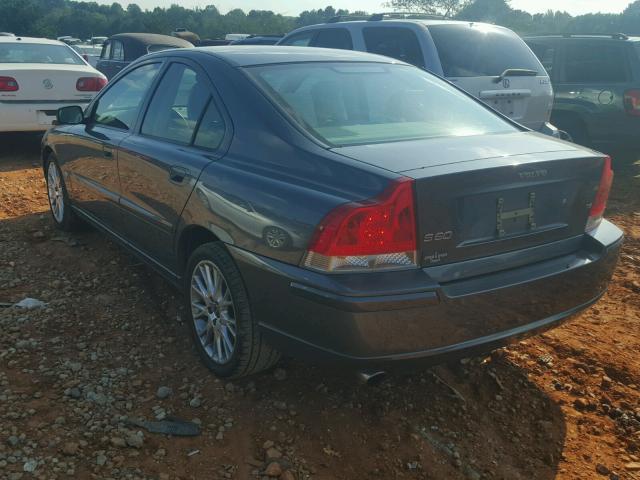 YV1RS547662542085 - 2006 VOLVO S60 T5 GRAY photo 3