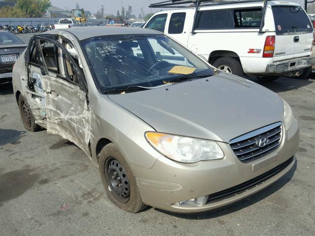 KMHDU46D37U025061 - 2007 HYUNDAI ELANTRA BEIGE photo 1