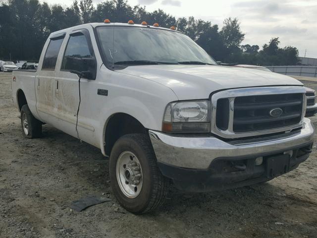 1FTNW21L74ED86093 - 2004 FORD F250 WHITE photo 1