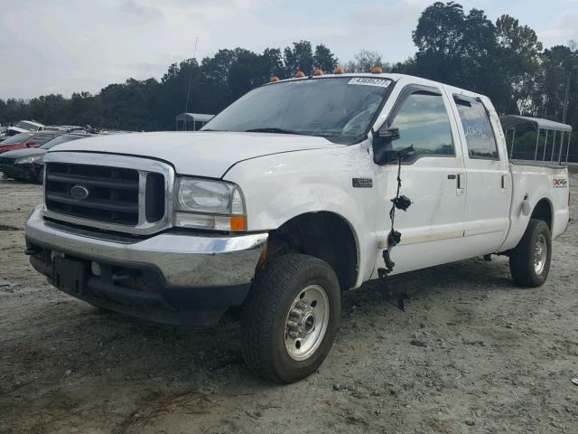 1FTNW21L74ED86093 - 2004 FORD F250 Blanc photo 2