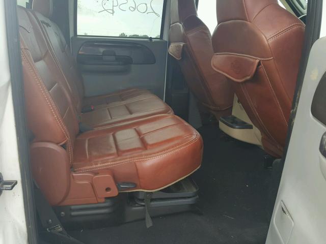 1FTNW21L74ED86093 - 2004 FORD F250 Blanc photo 6