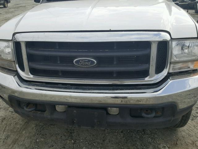 1FTNW21L74ED86093 - 2004 FORD F250 Blanc photo 7