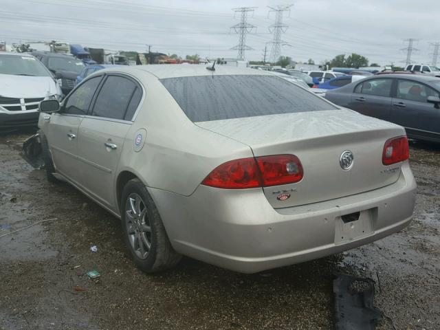 1G4HD57257U144105 - 2007 BUICK LUCERNE TAN photo 3