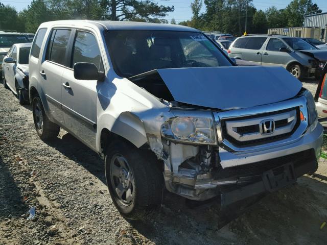 5FNYF48269B047837 - 2009 HONDA PILOT LX SILVER photo 1