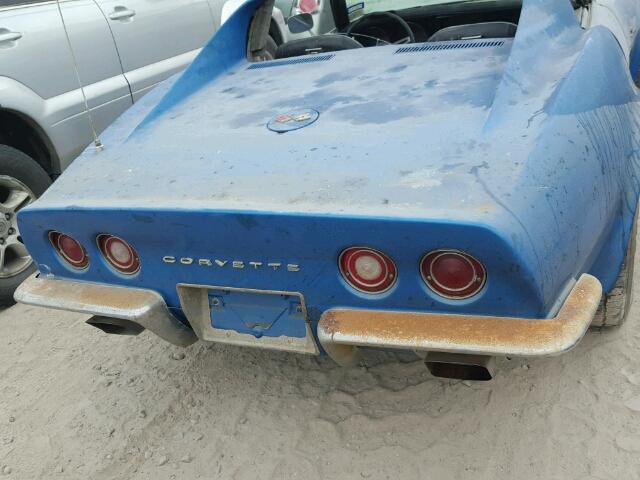 194370S402688 - 1970 CHEVROLET CORVETTE BLUE photo 6