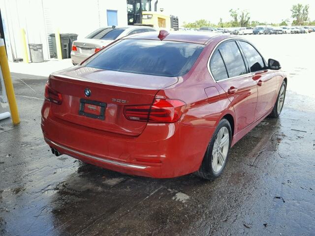 WBA8E9G57GNT81446 - 2016 BMW 328 I SULE RED photo 4