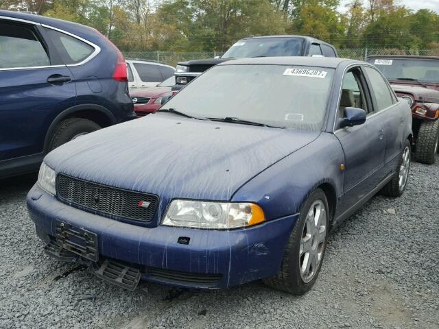 WAUED28D9WA125107 - 1998 AUDI A4 2.8 QUA BLUE photo 2