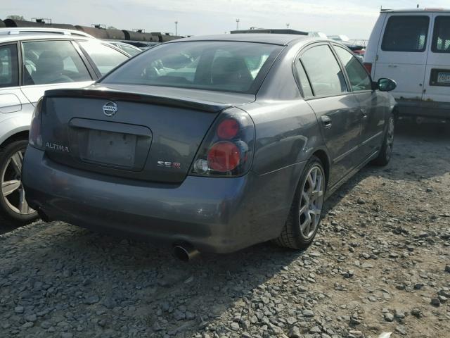 1N4BL11E25C316088 - 2005 NISSAN ALTIMA SE GRAY photo 4