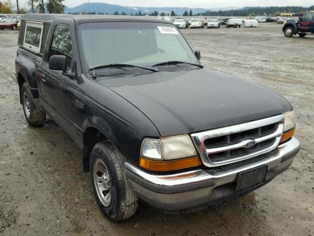 1FTYR10C6WPB49716 - 1998 FORD RANGER BLACK photo 1