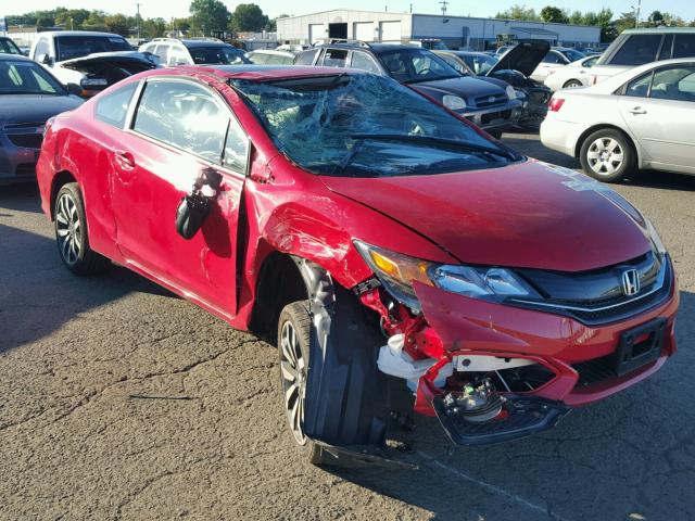 2HGFG3B09FH531031 - 2015 HONDA CIVIC RED photo 1