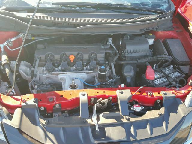 2HGFG3B09FH531031 - 2015 HONDA CIVIC RED photo 7