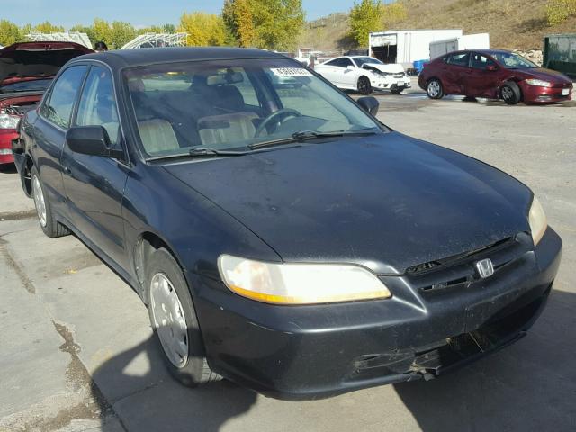 1HGCG5642YA012626 - 2000 HONDA ACCORD LX BLACK photo 1