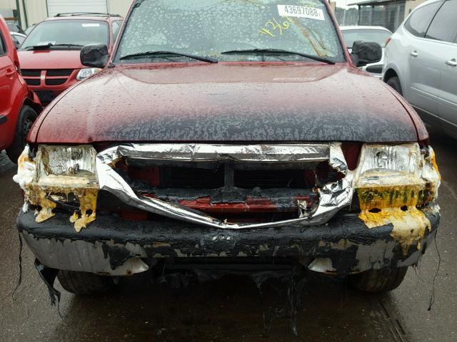 4F4YR16D04TM11774 - 2004 MAZDA B2300 CAB RED photo 9