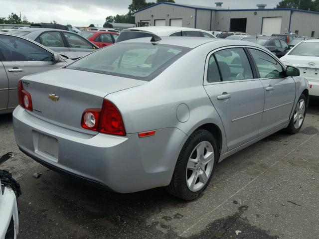 1G1ZB5E08CF249857 - 2012 CHEVROLET MALIBU LS ვერცხლისფერი ფოტო 4