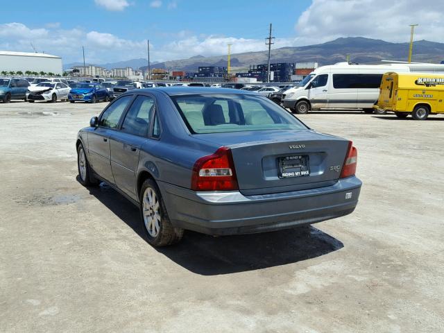 YV1TS91DX21267375 - 2002 VOLVO S80 T6 TUR GREEN photo 3