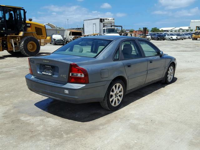 YV1TS91DX21267375 - 2002 VOLVO S80 T6 TUR GREEN photo 4