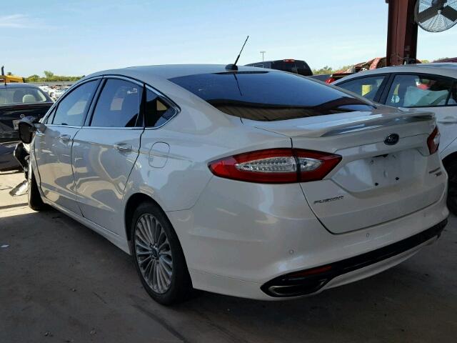 3FA6P0K9XFR238678 - 2015 FORD FUSION TIT WHITE photo 3