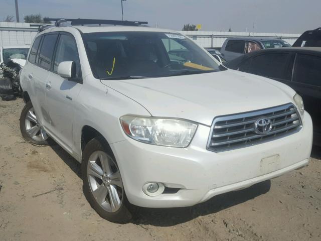 JTEES42A582033407 - 2008 TOYOTA HIGHLANDER WHITE photo 1