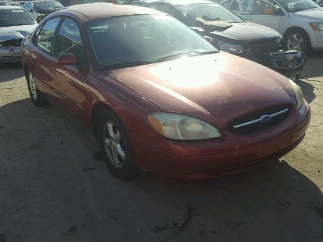 1FAHP53U61A149122 - 2001 FORD TAURUS MAROON photo 1