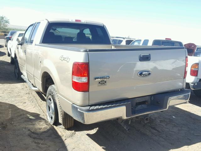 1FTRX14W97FA64455 - 2007 FORD F150 TAN photo 3