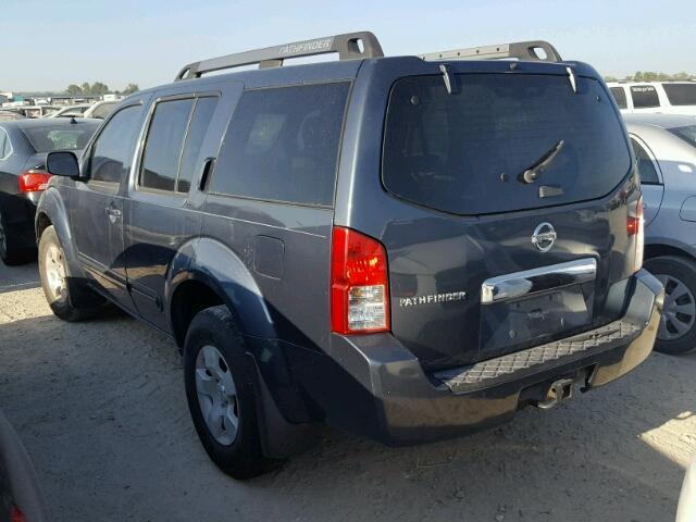 5N1AR18U55C767528 - 2005 NISSAN PATHFINDER CHARCOAL photo 3