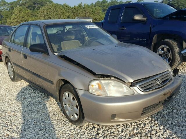 1HGEJ6675YL000999 - 2000 HONDA CIVIC GOLD photo 1