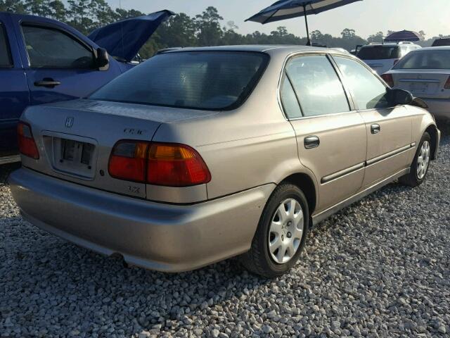 1HGEJ6675YL000999 - 2000 HONDA CIVIC GOLD photo 4