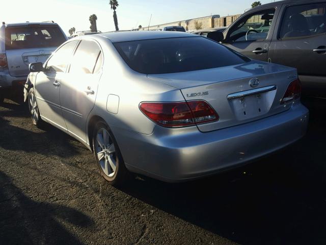 JTHBA30G355117617 - 2005 LEXUS ES 330 SILVER photo 3