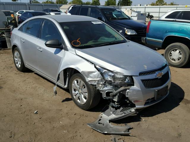 1G1PC5SH0C7115143 - 2012 CHEVROLET CRUZE LS SILVER photo 1