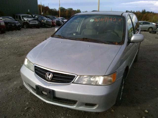 5FNRL18834B149010 - 2004 HONDA ODYSSEY EX SILVER photo 2