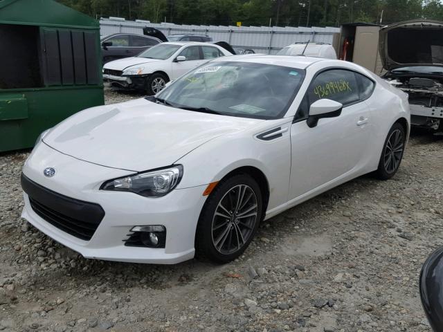 JF1ZCAC14E8602052 - 2014 SUBARU BRZ 2.0 LI WHITE photo 2