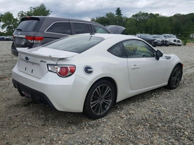 JF1ZCAC14E8602052 - 2014 SUBARU BRZ 2.0 LI WHITE photo 4